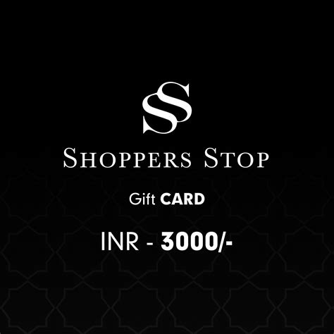 shoppers stop today gift card.